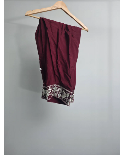 Organza kurta with rawsilk trouser