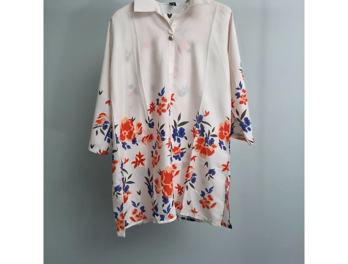 Printed crepe co ord set for women