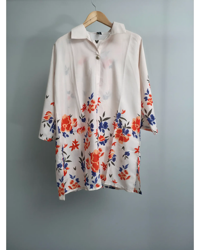 Printed crepe co ord set for women