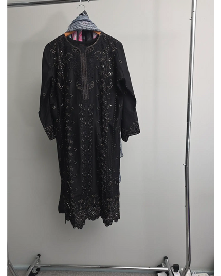 Premium cotton embroidered suit for women
