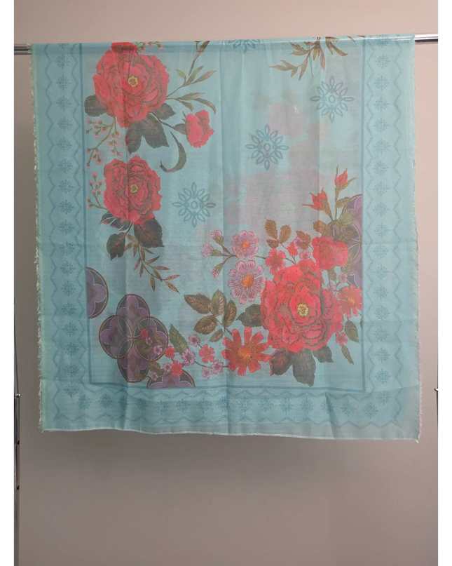 Summer lawn embroidered 3 piece suit