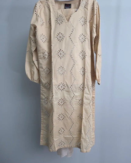 Summer skin color lawn suit for women