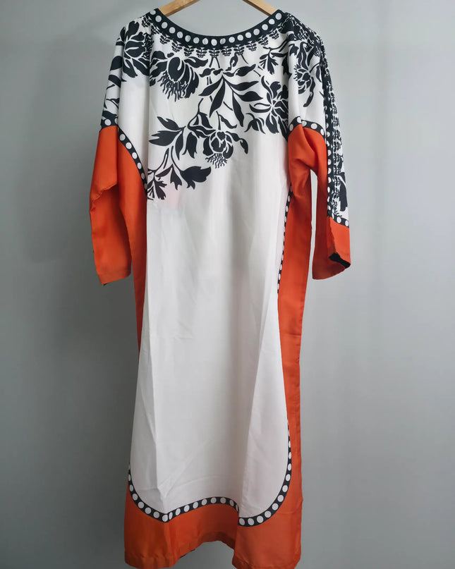 Printed grip knee length co ord set