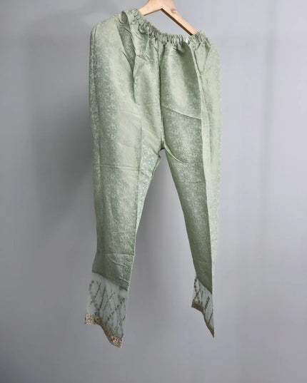 Elegant aqua formal party wear suit