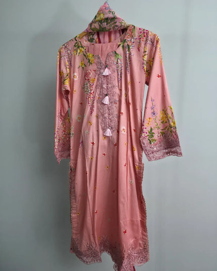 Embroidered lawn shirt Pakistani women dress