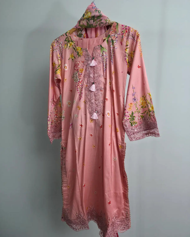 Embroidered lawn shirt Pakistani women dress