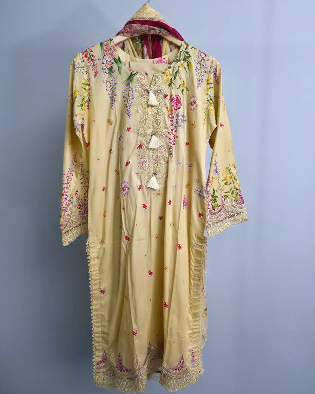 Embroidered lawn shirt Pakistani women dress